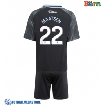 Fotballdrakt Barn Aston Villa Ian Maatsen #22 Bortedraktsett 2025-26 Kortermet (+ Korte bukser)